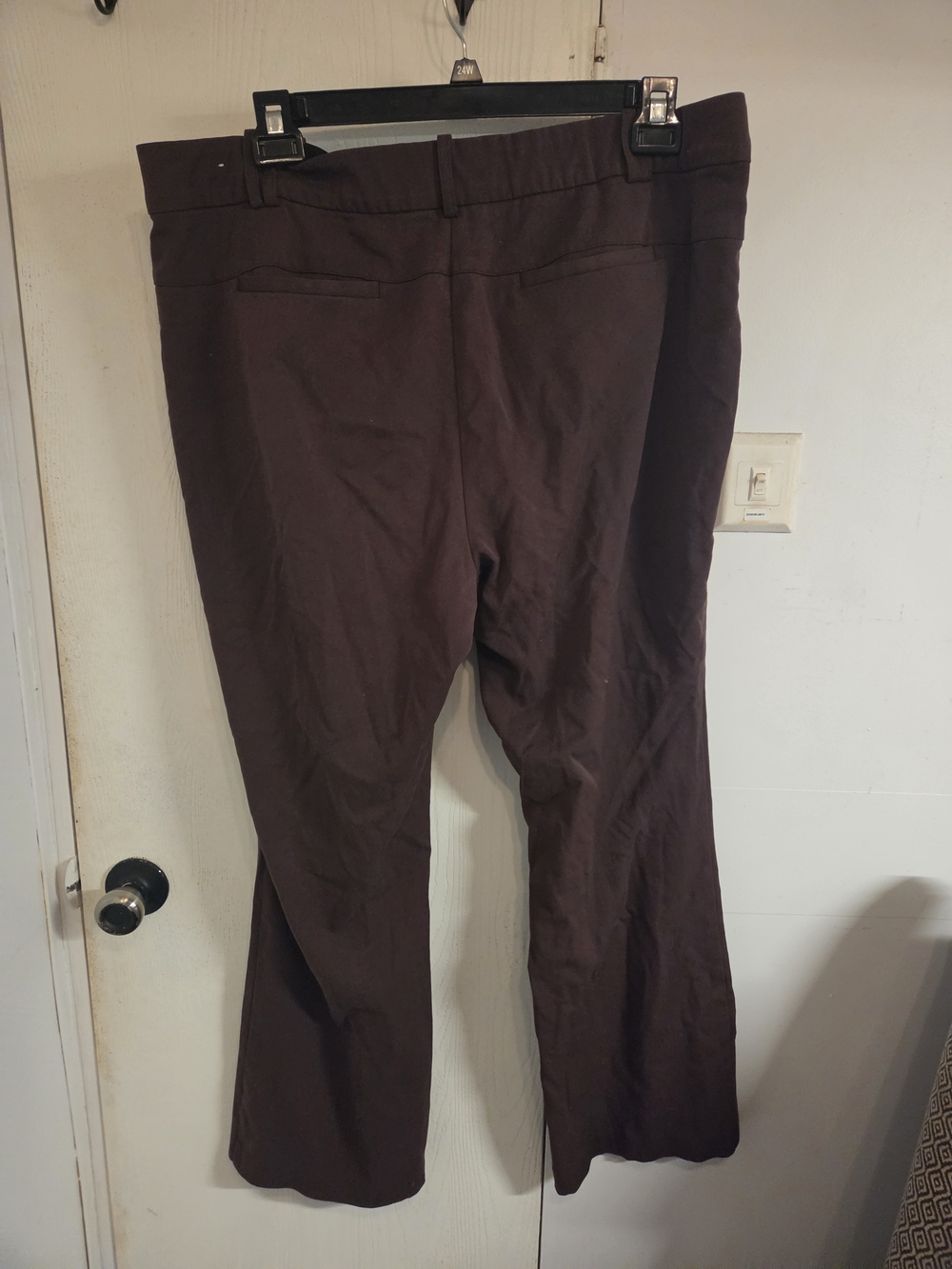 Maurices Brown Straight-Leg Pants - Picture 5 of 6